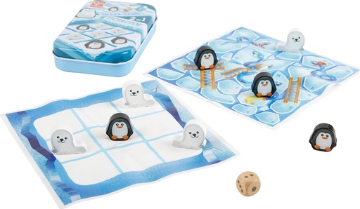[MST401916000478-E0478A] HAPE BAMBOO ΕΠ/ΖΙΟ TIC TAC TOE/SNAKE & LADDERS 2 IN 1