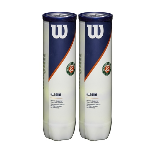 [WILWRT116402] ROLAND GARROS ALL CT 4BALL 2PK