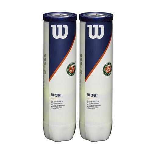 [WILWRT116402] ROLAND GARROS ALL CT 4BALL 2PK
