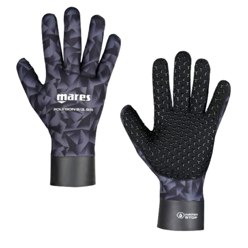 [MA422675] GLOVES POLYGON BK 20/35/50