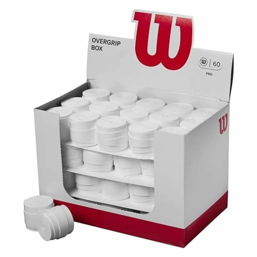 [WILWR8438201001] PRO OVERGRIP 60 BOX WHITE Price is per individual piece/ 1 Grip