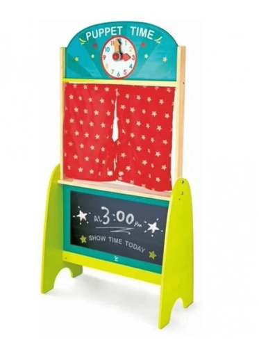 [MNS401916008662-E8662] HAPE EARLY EXPLORER WOODEN PUPPET THEATER SET