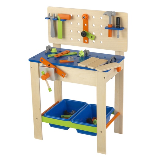 [KK63329] KIDKRAFT DELUXE WORKBENCH WITH TOOLS (63329)