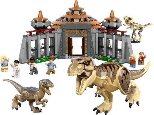 [LE76961] LEGO JURASSIC WORLD - VISITOR CENTER: T. REX & RAPTOR ATTACK