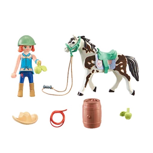 [PM71358] PLAYMOBIL HORSES OF WATERFALL - FREETIME WITH ELLIE AND SAWDUST