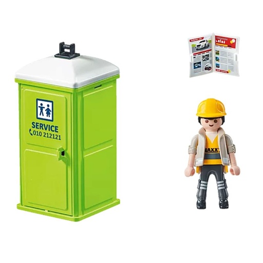 [PM71435] PLAYMOBIL CITY ACTION - PORTABLE TOILET