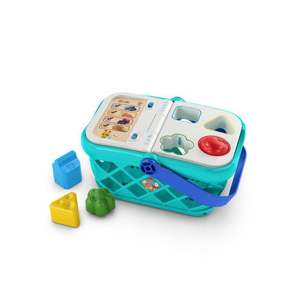 [MST401916000913-800913G53] HAPE KIDS II WOODEN MAGIC TOUCH SHAPE SORTER BASKET WOOD AND MULTICOLOR