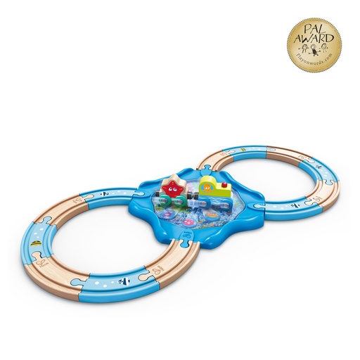 [MST401916003827-E3827A] HAPE RAILWAY WOODEN RAILWAY UNDERSEA FIGURE 8