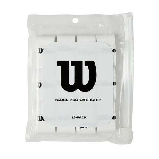 [WILWR8906501001] PRO OVERGRIP PADEL 12PK White