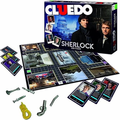 [EN072678-019514] WINNING MOVES: CLUEDO - SHERLOCK EDITION BOARD GAME (019514)