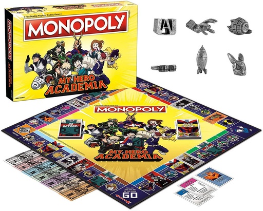 [EN093023-WM00826-3-6] WINNING MOVES: MONOPOLY - MY HERO ACADEMIA (ENGLISH LANGUAGE)