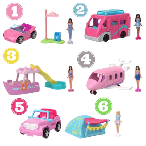 [MTHYF38] BARBIE LAND MINI OXHMATA (5 SXEDIA)