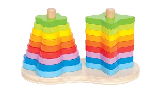 [MST401916000406-E0406AG53] DOUBLE RAINBOW STACKER