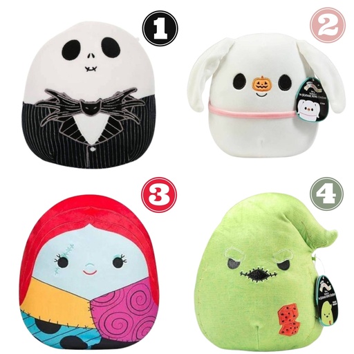 [GLJWSQ3234] SQUISHMALLOWS - NIGHTMARE BEFORE XMAS - PLUSH 20CM W2 (4 ASST)