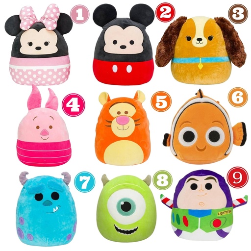 [GLJWSQ0016] SQUISHMALLOWS - DISNEY PLUSH 35CM W1A (6 ASST)