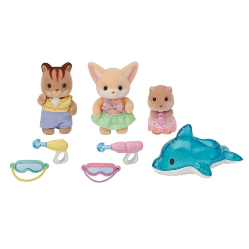[EP5749] SYLVANIAN NURSERY FRIENDS -POOL FUN TRIO