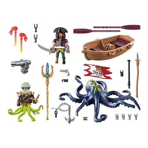 [PM71419] PLAYMOBIL PIRATES - BATTLE WITH THE GIANT OCTOPUS