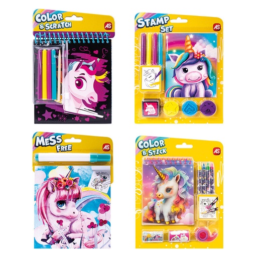 [AS1023-61005] ΣΕΤ ΖΩΓΡΑΦΙΚΗΣ POCKET FANTASY DREAMS ASSORT OF 4