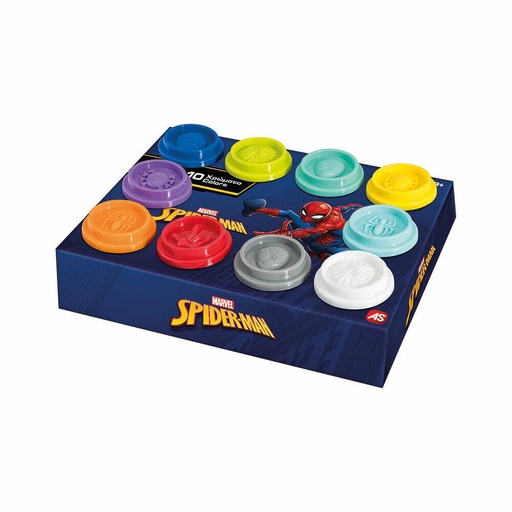 [AS1045-03611] 10 ΒΑΖΑΚΙΑ ΠΛΑΣΤΕΛΙΝΗΣ 2OZ  ΣΕ ΚΟΥΤΑΚΙ SPIDERMAN