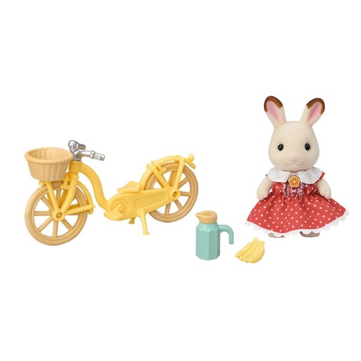 [EP5777] SYLVANIAN ES CHOCOLATE RABBIT GIRL'S CYCLING RIDE