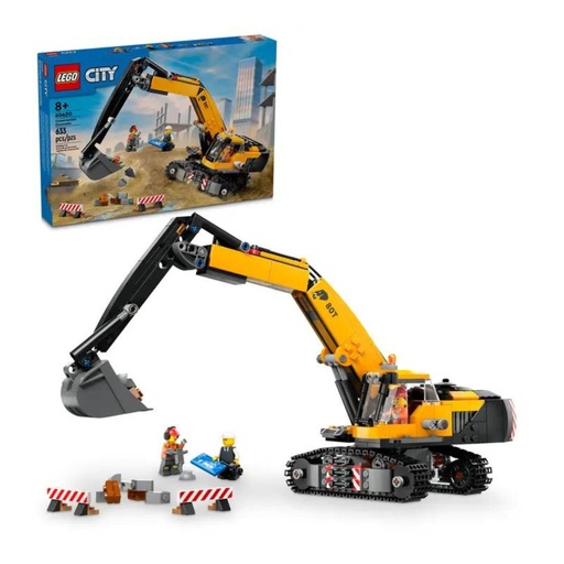 [LE60420] LEGO CITY - YELLOW CONSTRUCTION EXCAVATOR