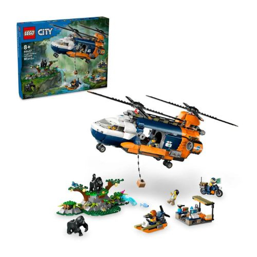 [LE60437] LEGO CITY - JUNGLE EXPLORER HELICOPTER AT BASE CAMP