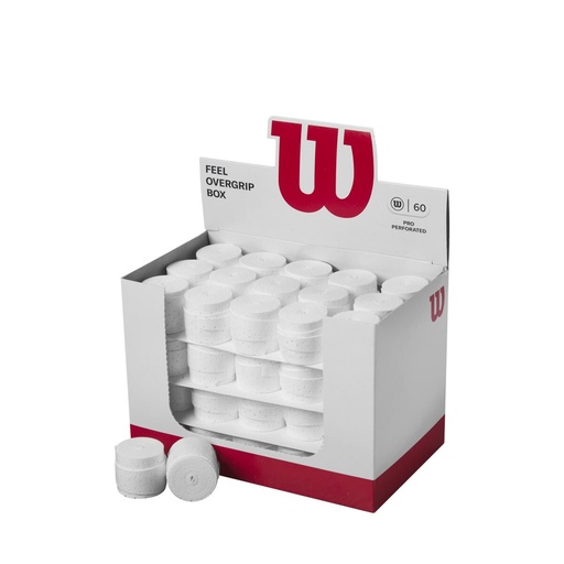 [WILWR8438001001] PRO OVERGRIP PERFORATED BOX 60 WHITE