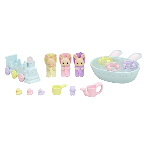 [EP5707] SYLVANIAN TRIPLETS BABY BATHTIME SET