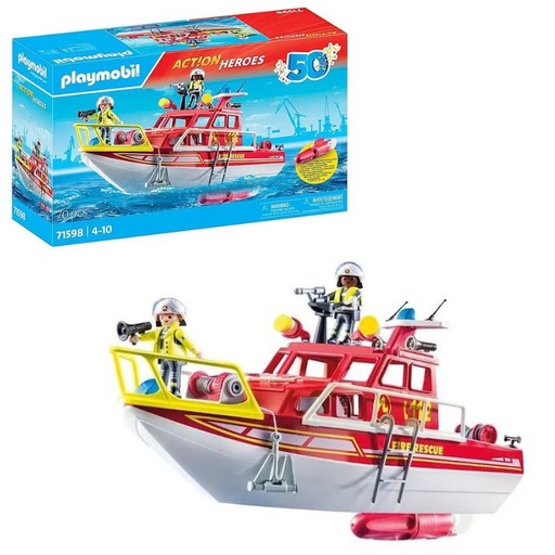[PM71598] PLAYMOBIL ACTION HEROES - FIRE RESCUE BOAT