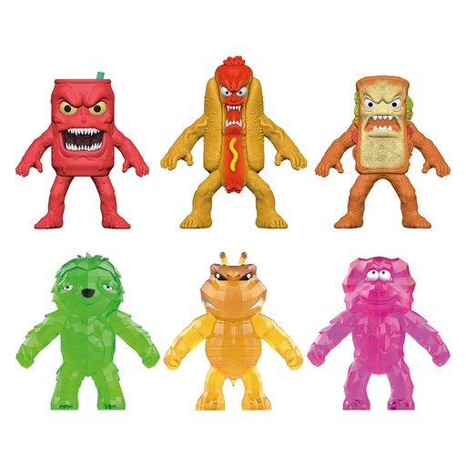 [AS1027-91560] ΦΙΓΟΥΡΑ STRETCHAPALZ FOODBEASTS & CRYSTAL 14ΕΚ. 6 ΣΧΕΔΙΑ, ASSORTMENT