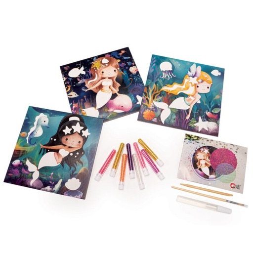[AS1038-21056] AS ART CRYSTAL BEADS MERMAIDS