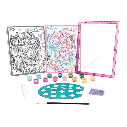 [AS1038-41018] PAINT & FRAME MYTHICAL MERMAID