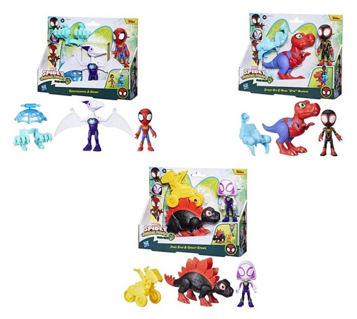 [HSF9482] SPIDEY AND HIS AMAZING FRIENDS LG DINO HERO ACSRY AST