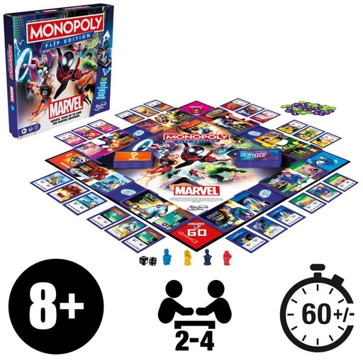 [HSF9931] MONOPOLY FLIP MARVEL