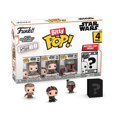 [EN091839-75453] FUNKO BITTY POP! 4-PACK STAR WARS: THE MANDALORIAN - COBB VANTH VINYL FIGURES