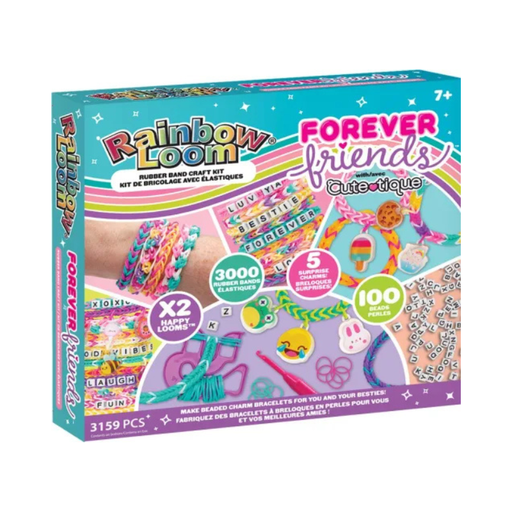 [MST401948000173-R0173] CDL RAINBOW LOOM CUTE – TIQUE FOREVER FRIENDS BRACELET SET