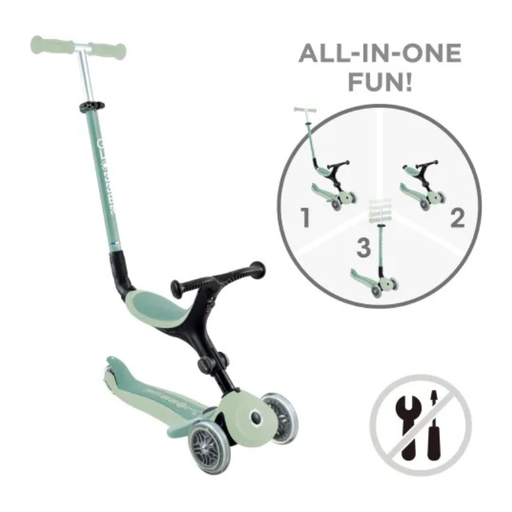 [MST401926040505-740-505] GLOBBER SCOOTER GO.UP ACTIVE ECO PISTACHIO