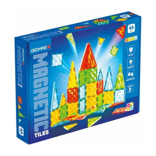 [MST401940010200-PF.224.102.00] GEOMAG MAGNETIC TILES GEMS 44pcs.