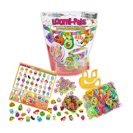 [MST401948000057-A0057] CDL RAINBOW LOOM LOOMI-PALS FOOD BRACELET
