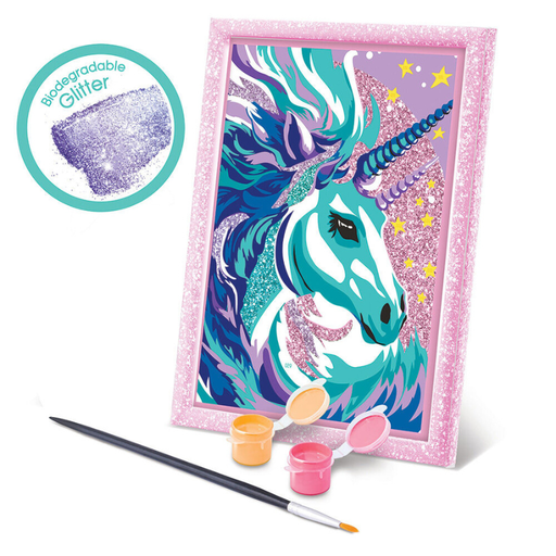 [AS1038-41017] PAINT & FRAME FAIRYTALE UNICORN