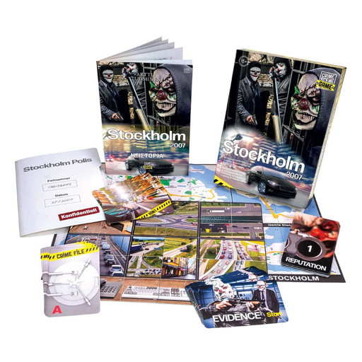 [AS1040-21704] BOARD GAME CRIME SCENE STOCKHOLM 2007