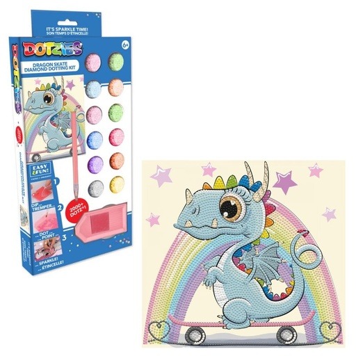 [NEDTZ3008] DIAMOND DOTZ DRAGON SKATE FS